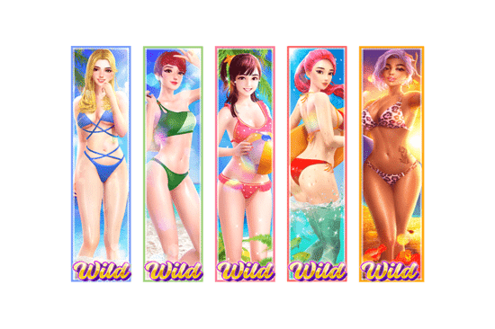 สัญลักษณ์ Wild Bikini Paradise